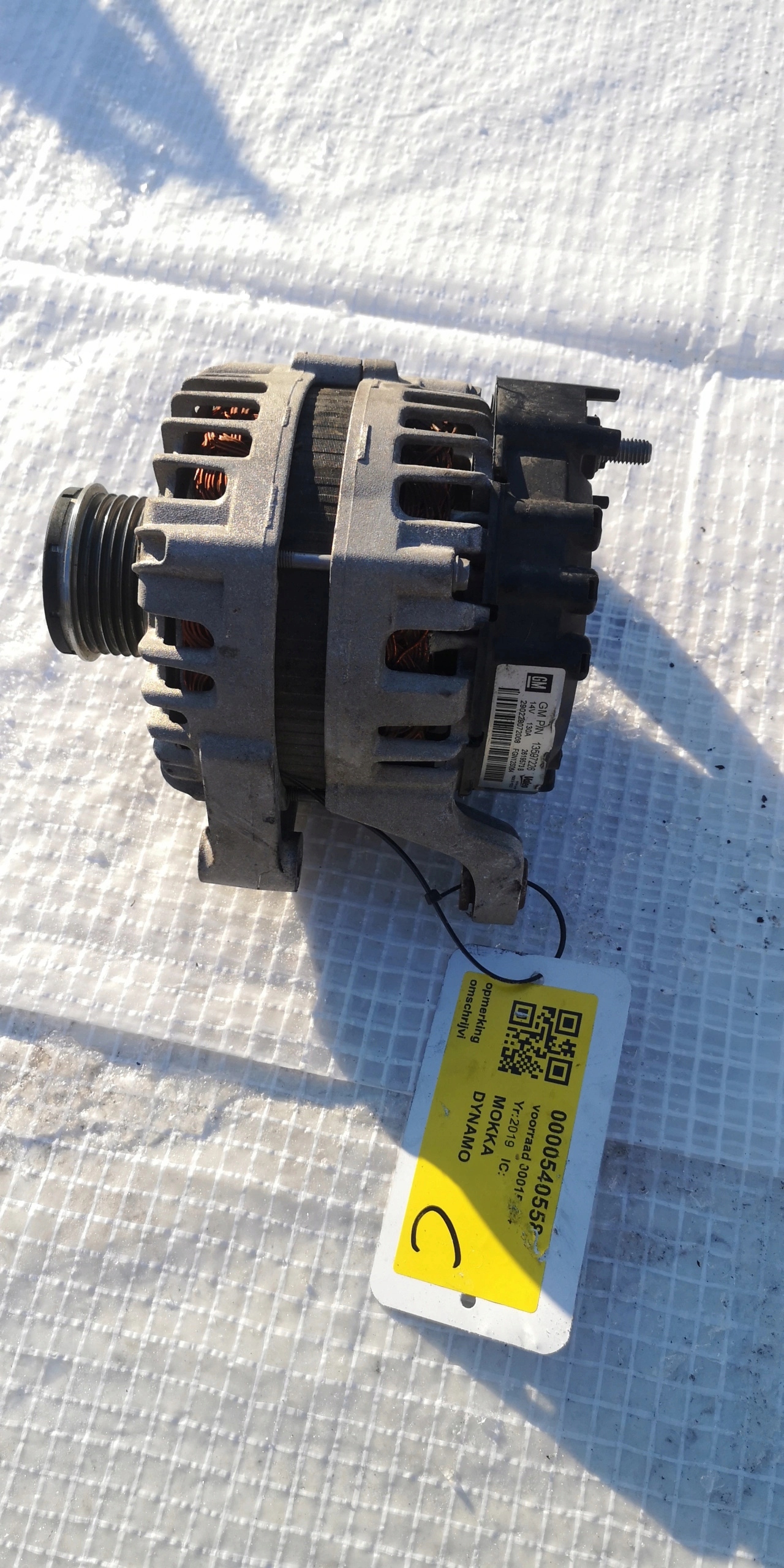 Alternatory Opel MOKKA 1.4T 13597226 130A