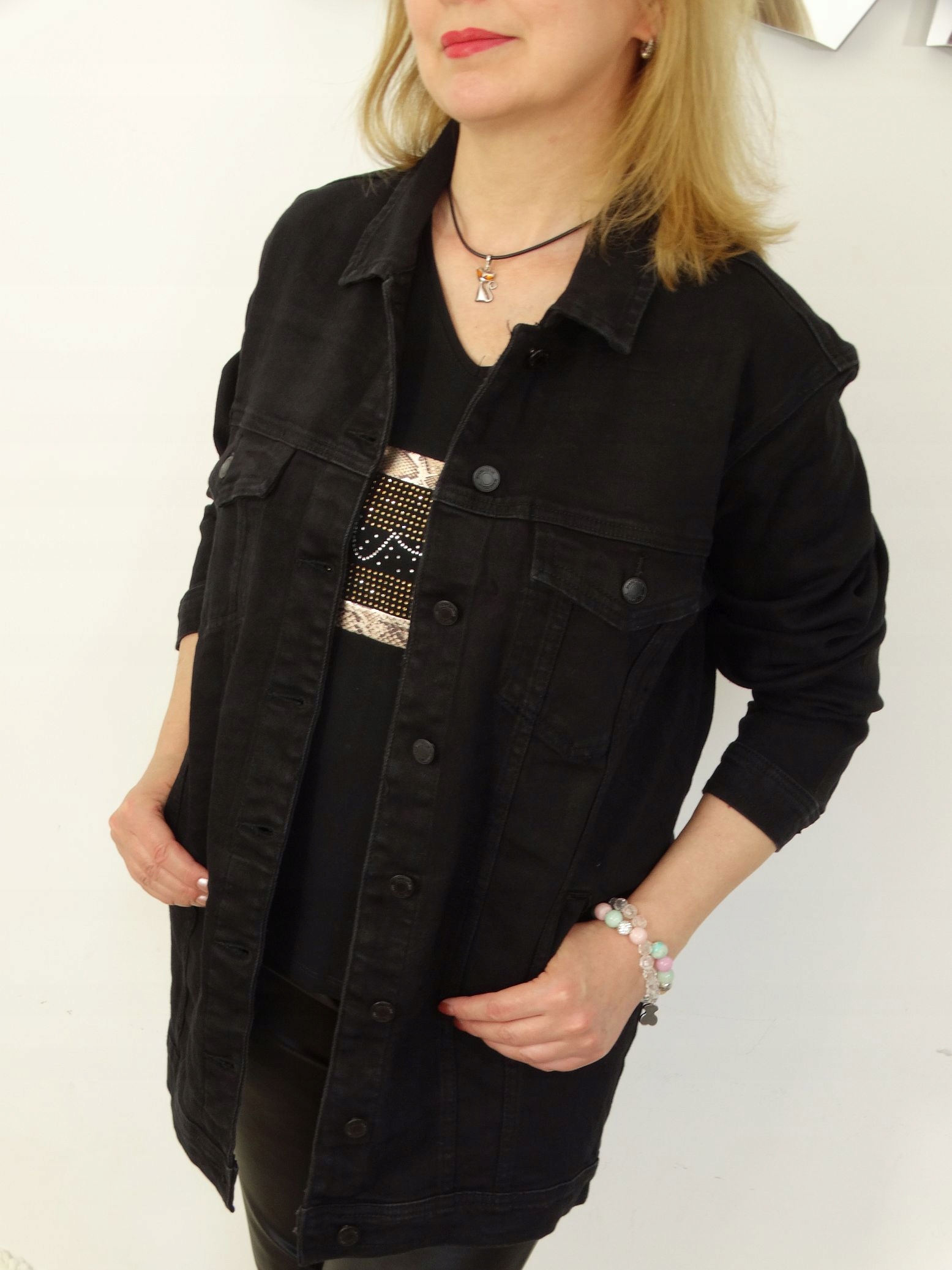 

Kurtka Jeansowa Katana Długa Czarna Dream 2XL 44