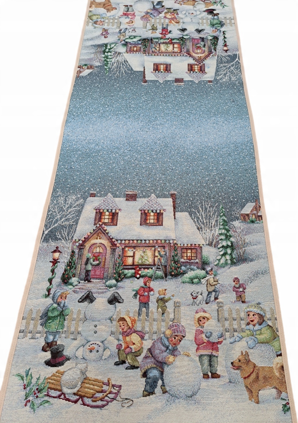 

Bieżnik 40x100 cm na stół ławę gobelinowy na zimę