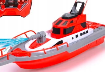 Loď Rc Hasiči 38 CM S Vodní Dělo