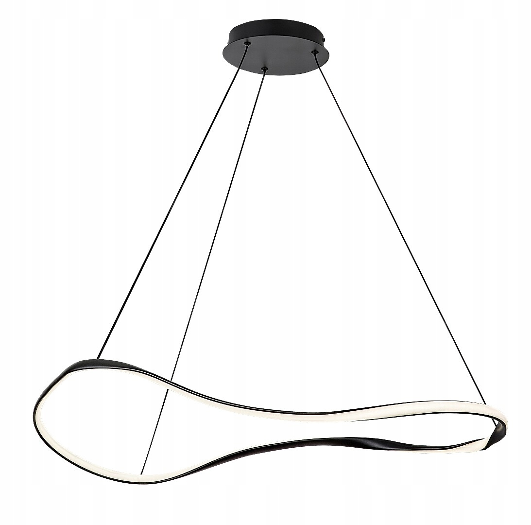 Moderní černá Led závěsná lampa 40W Mirossi Rabalux