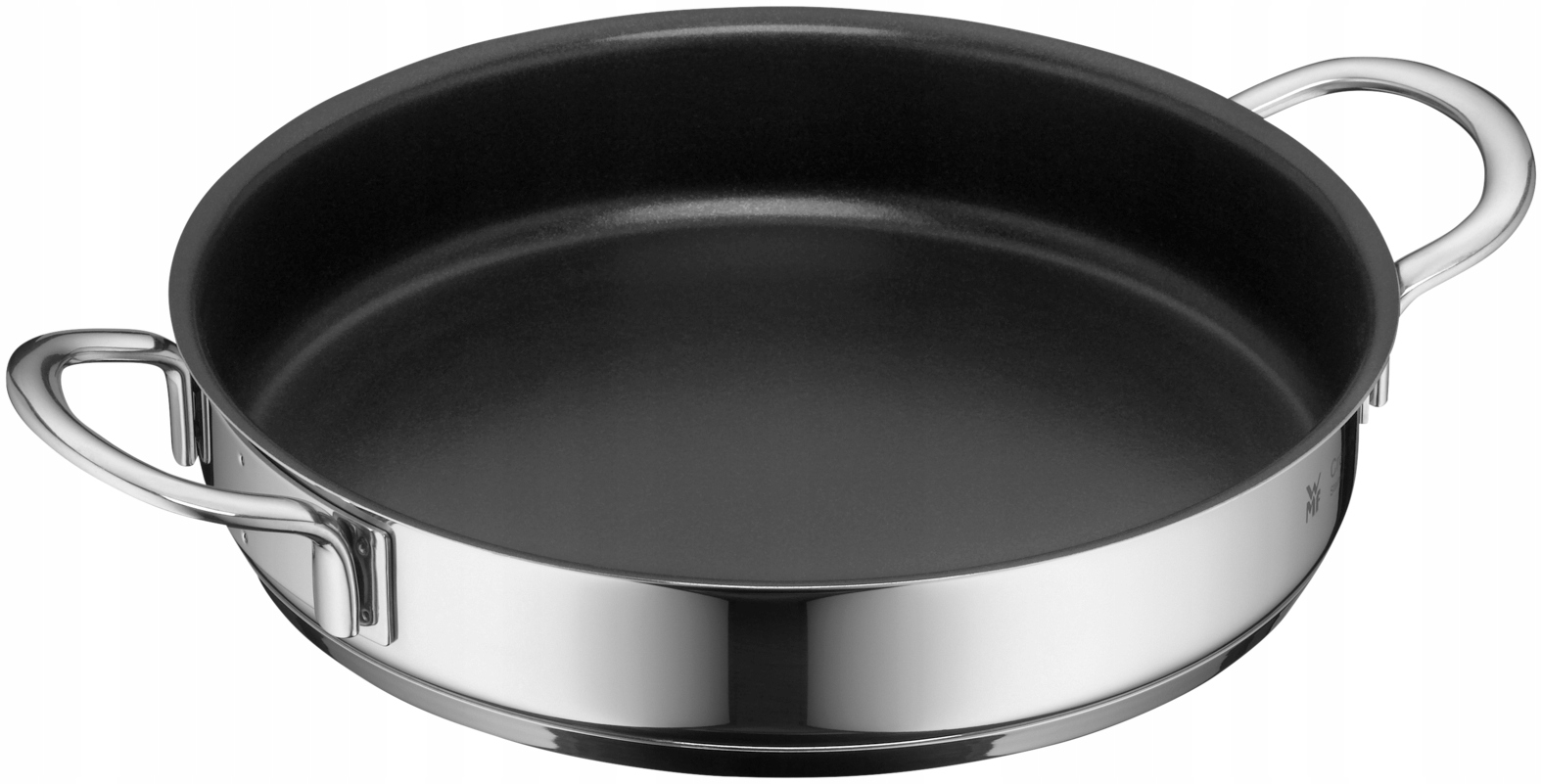 Patelnia nieprzywierająca Wmf Mini 18 cm stalowa na indukcję do serwowania