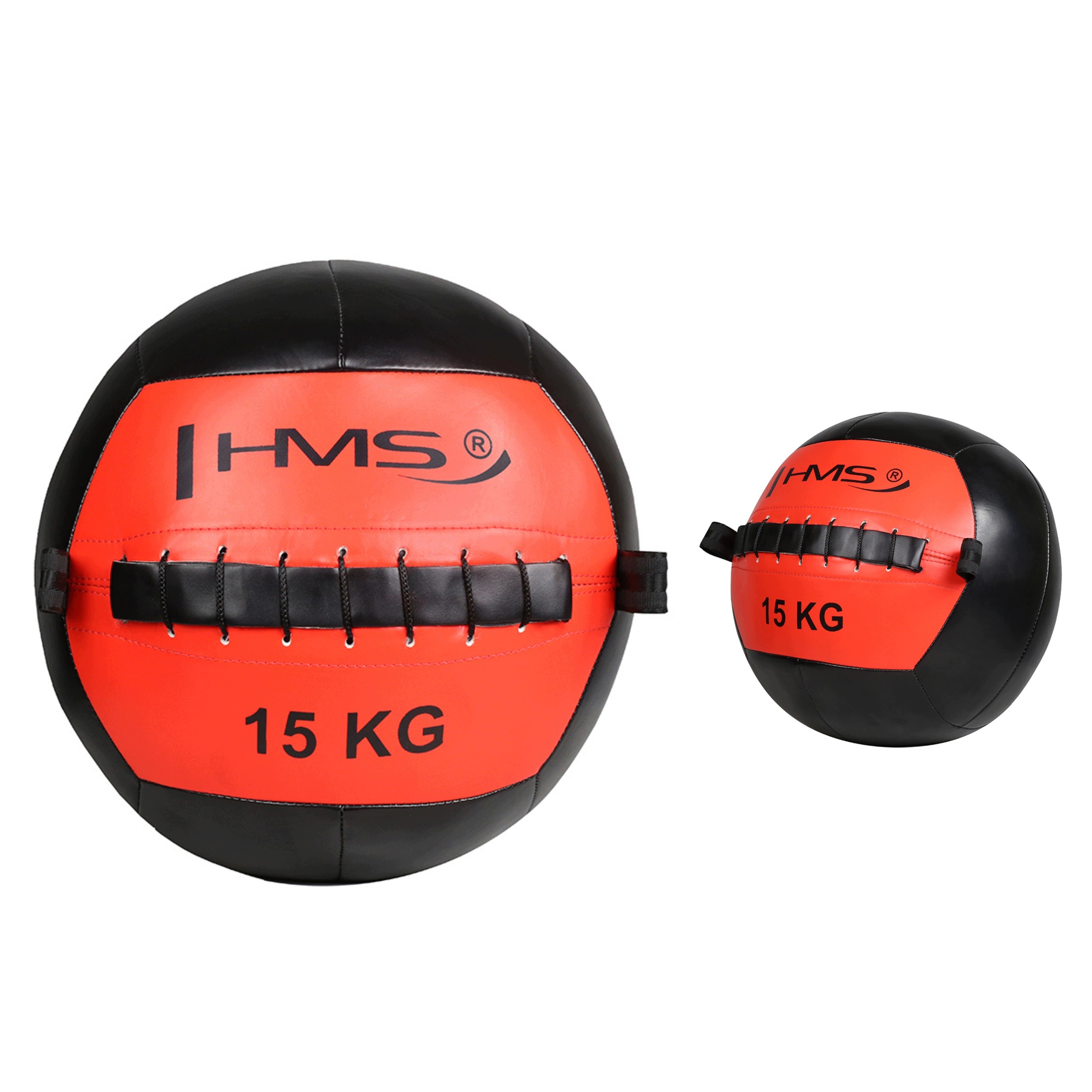 Gymnastický míč wall ball 15 kg crossfit syntetická kůže WLB15 Hms