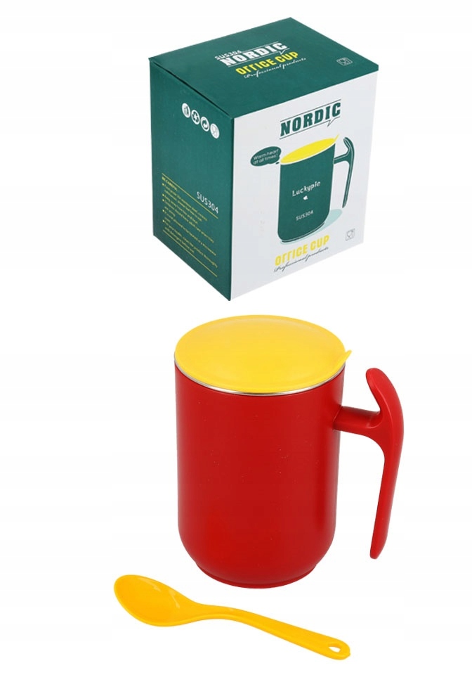 Kubek termiczny z przykrywką