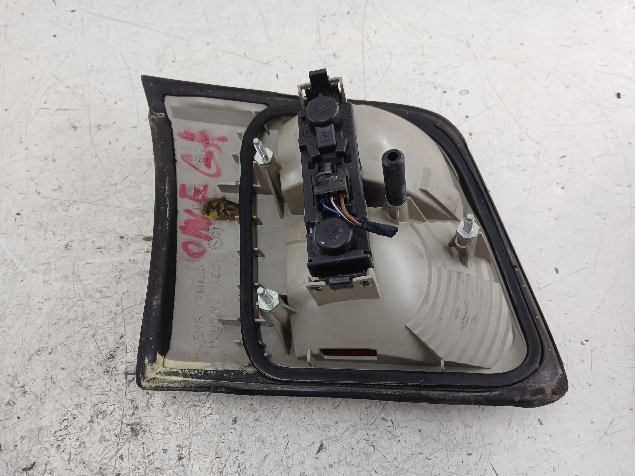 OPEL OMEGA B light right rear part trunk door sedan