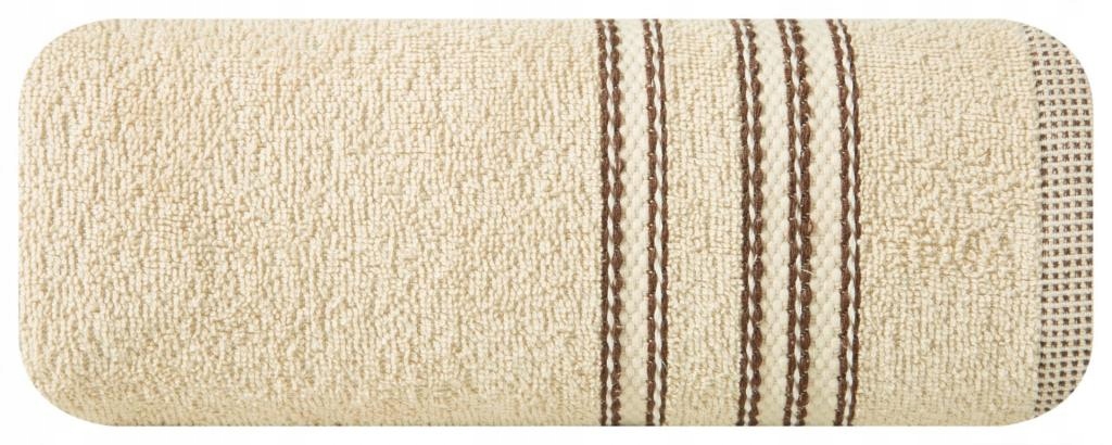 

Beżowy Ręcznik Kąpiel Frotte Bawełna 70X140 Aida