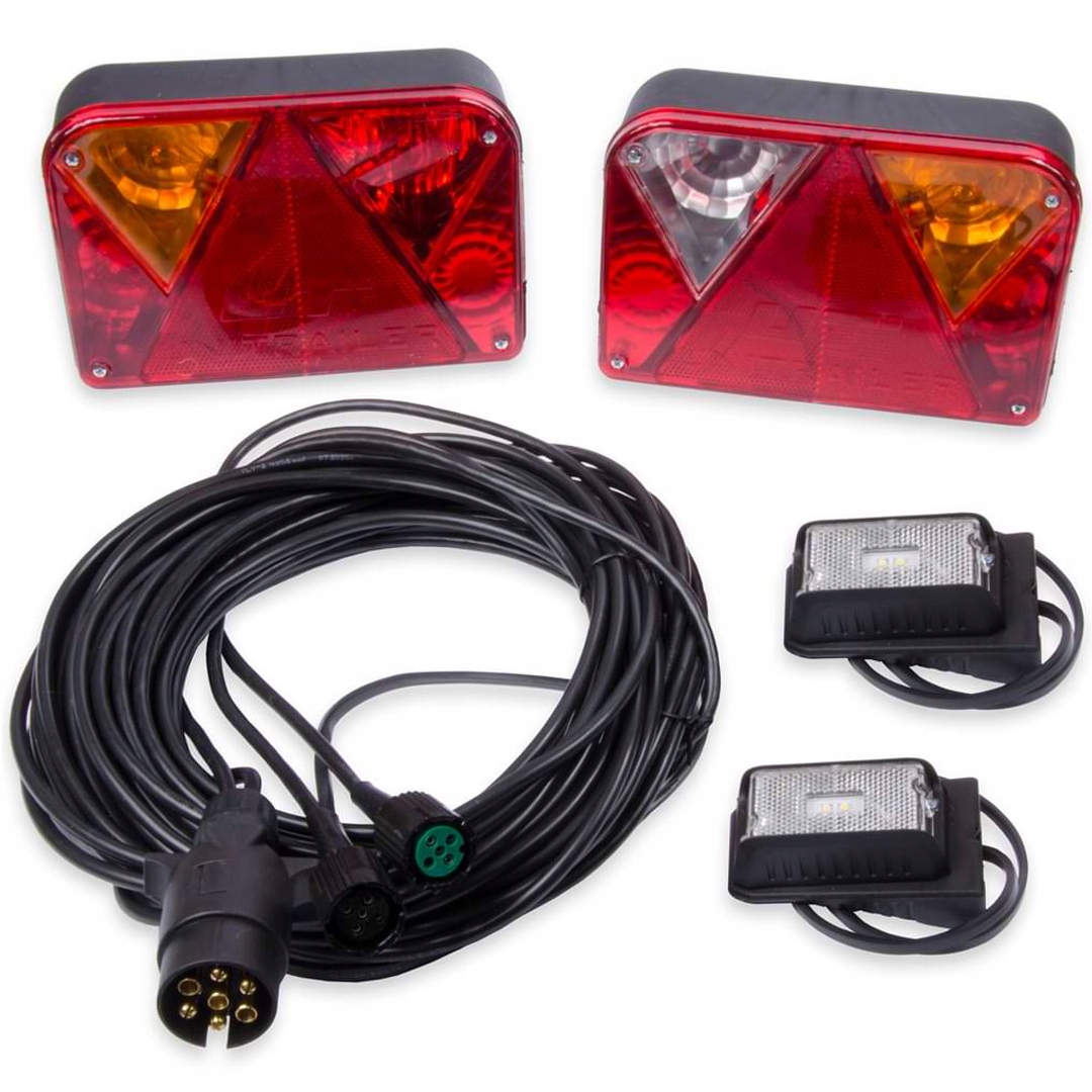 

Zestaw Lampy tylne obrysówki i wiązką 7m 7-pin