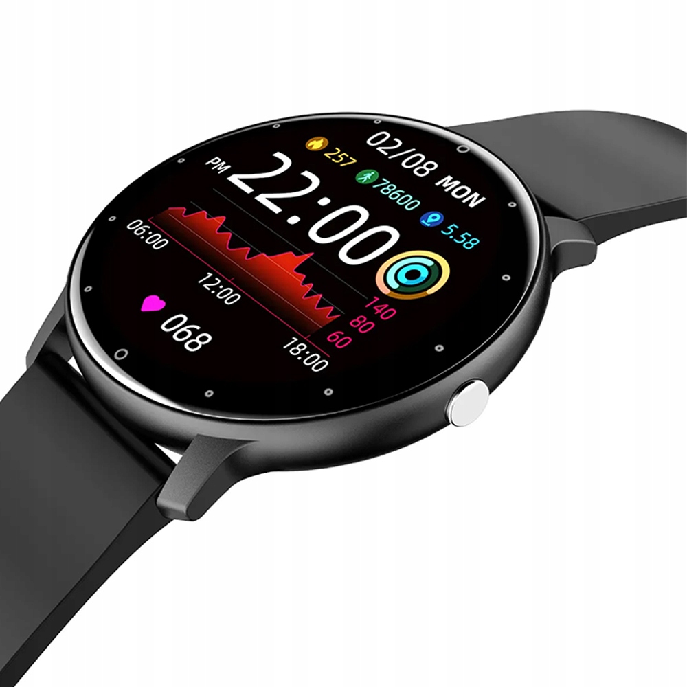 SMARTWATCH BLUETOOTH MONITOR PRACY SERCA UNIWERSAL Marka bez marki