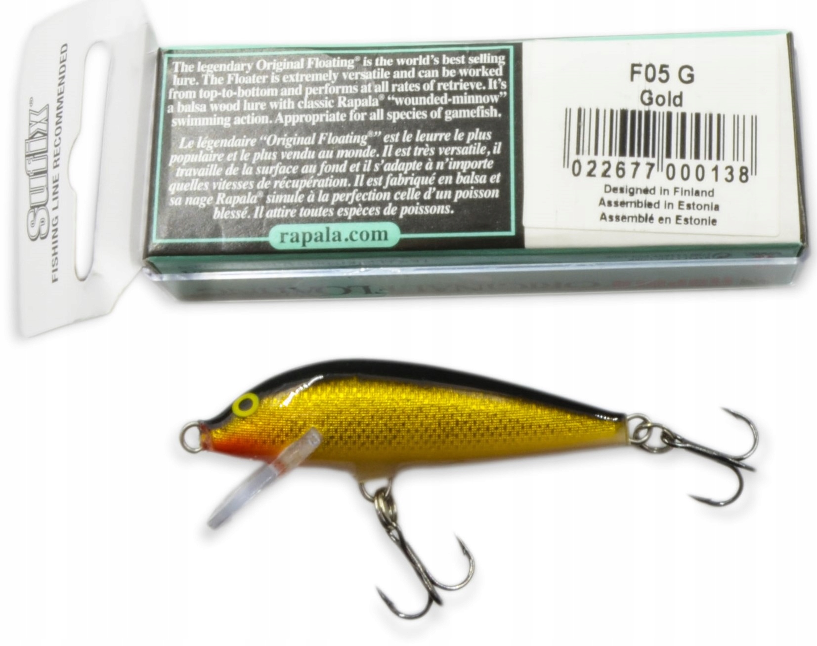 Wobler Rapala Original Floating 5CM 3G Gold