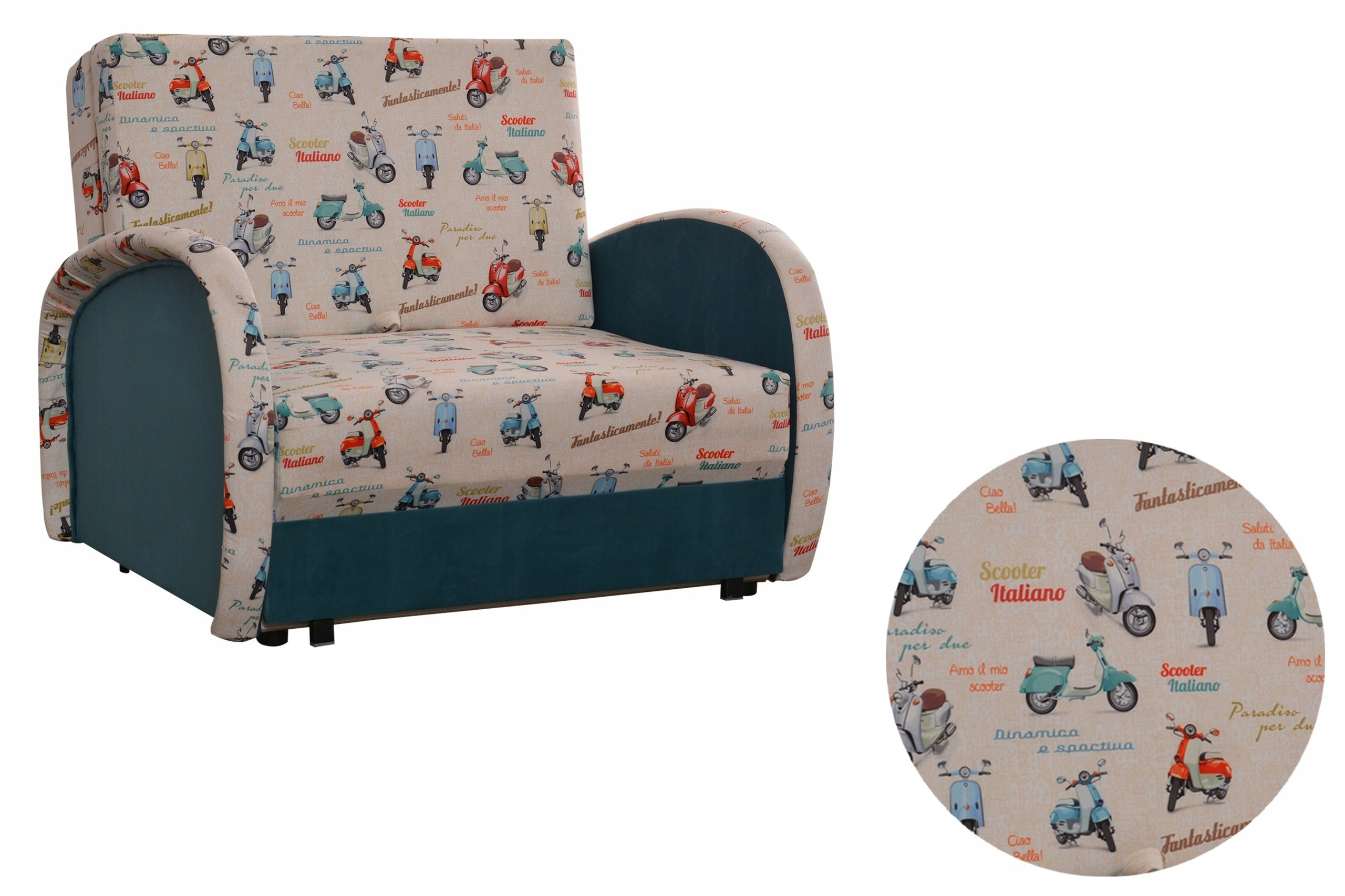 Kanapa amerykanka Sara I wersalka rozkładana Typ sofa (kanapa)