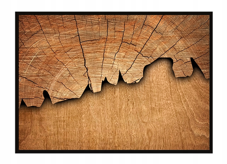 

Obraz Plakat W Ramie 53x73 cm Drewno P1686