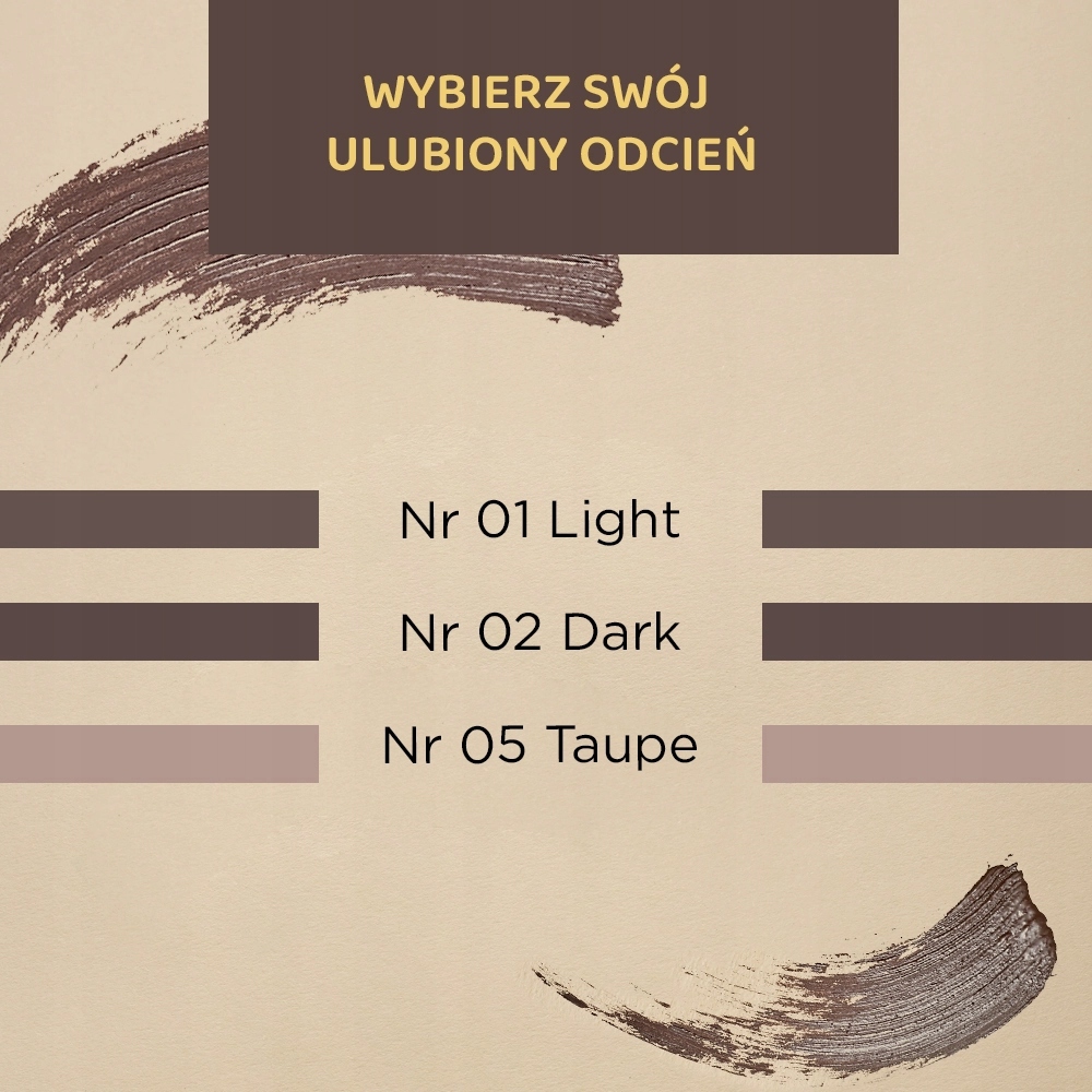 Eveline Cosmetics Brow&Go! Maskara do brwi No 02 - Dark Marka Eveline Cosmetics