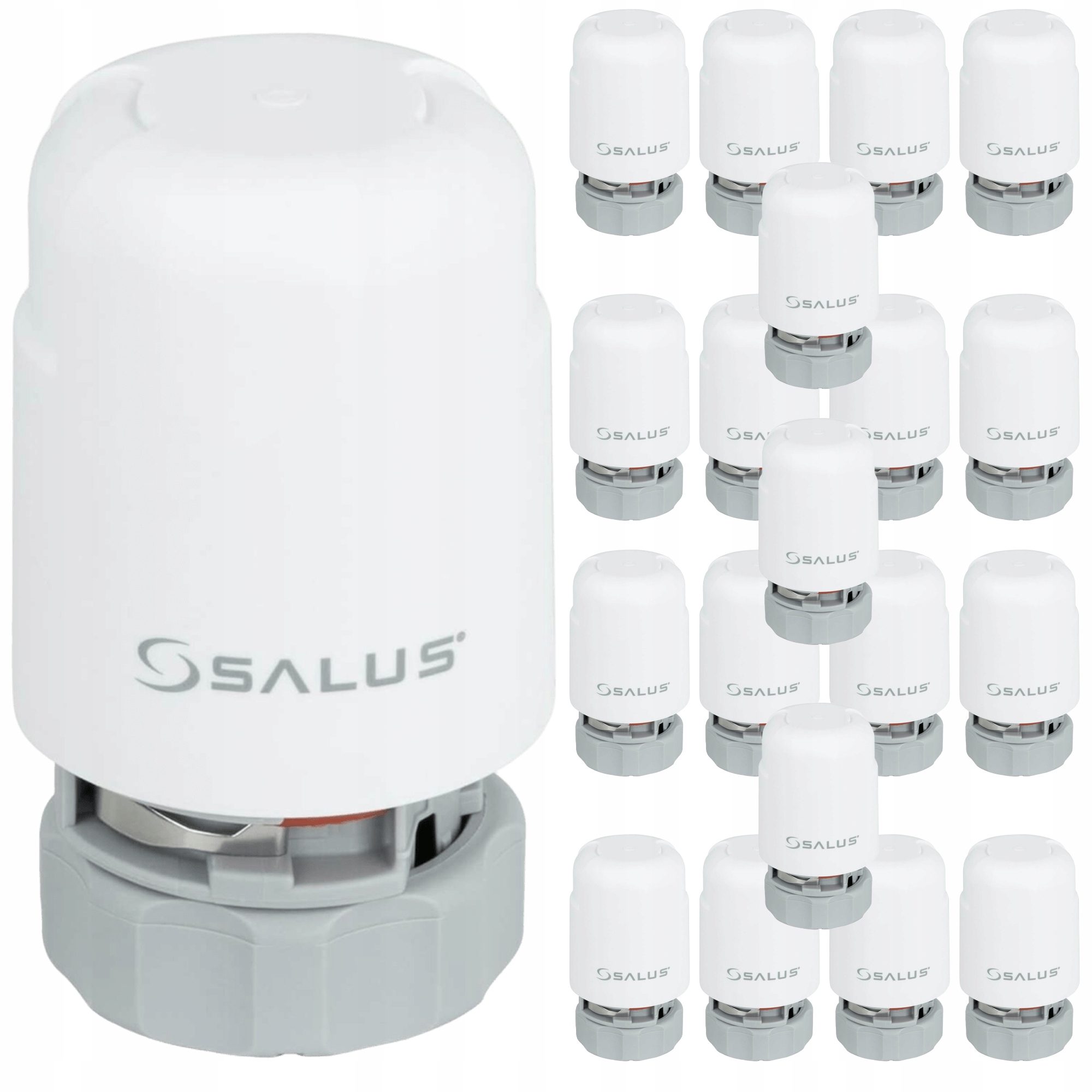 Termoelektrický Pohon, Hlavica Pre Rozdeľovač T30NC Salus, Sada 20 Kusov