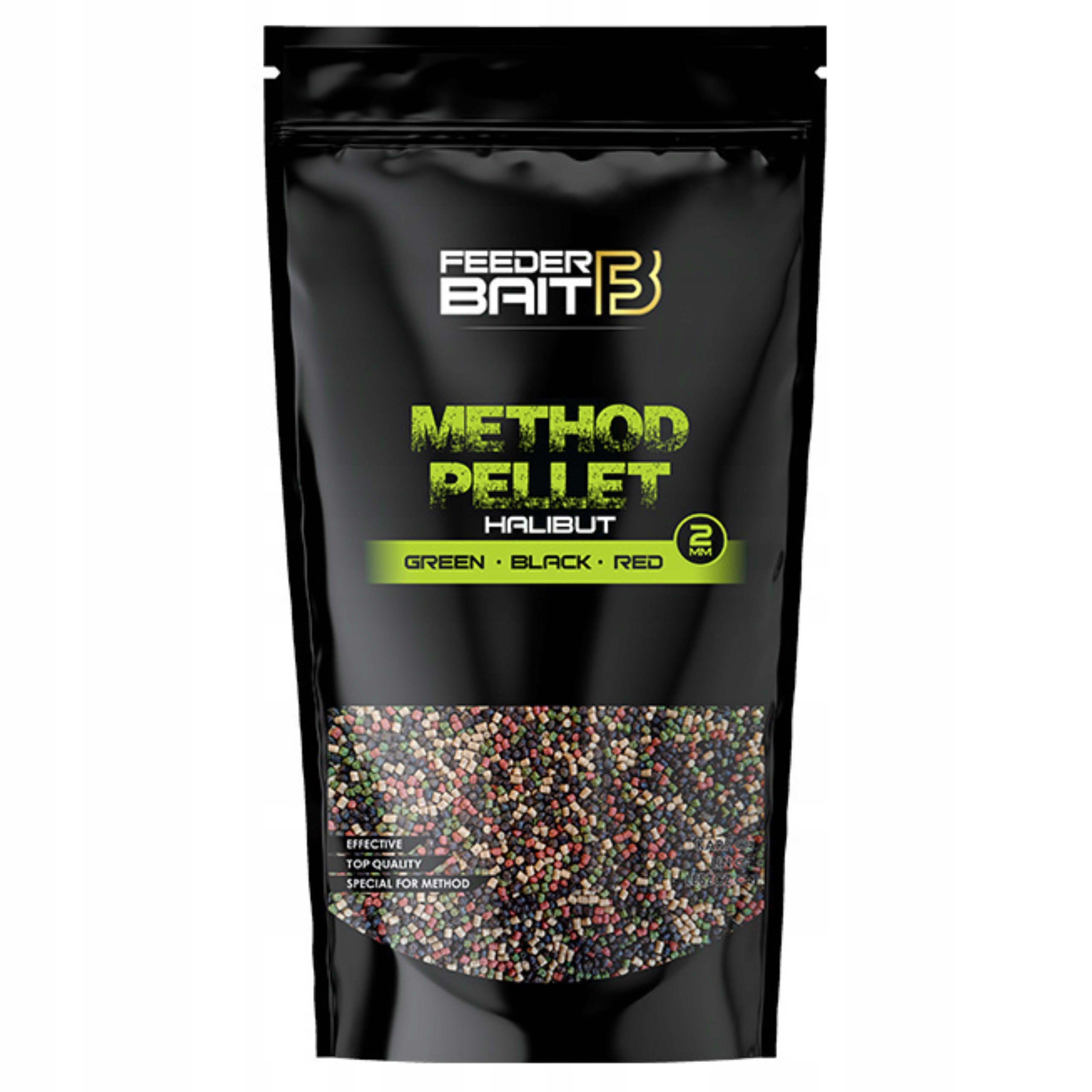 Method Pellet 2mm Halibut Green Black Red 800g Feeder Bait