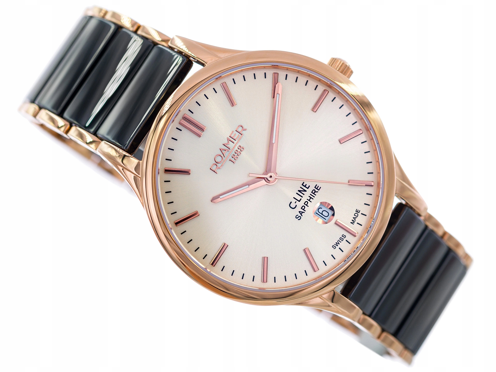 Pánské Hodinky Roamer 658833 49 35 61 C-line Zlaté