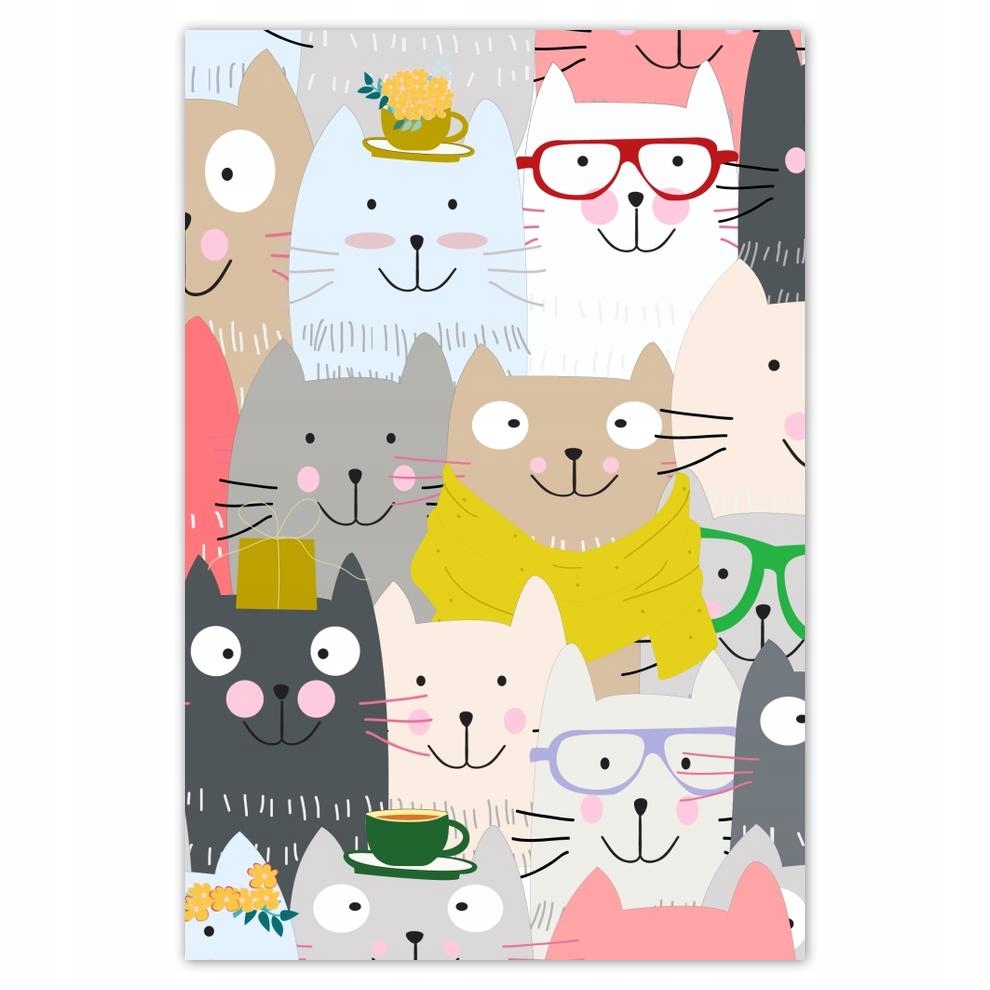 

Plakat 62x93 Kot Kotki Koty Kicia