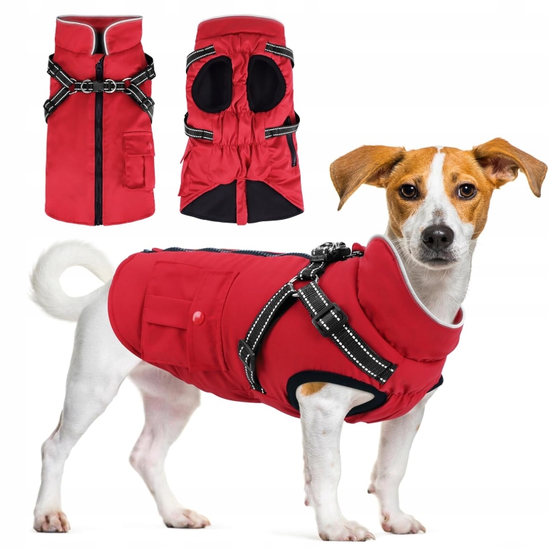 Levně Woiil Bunda pro psa, zimní, voděodolná, s odrazkami a zateplením – S