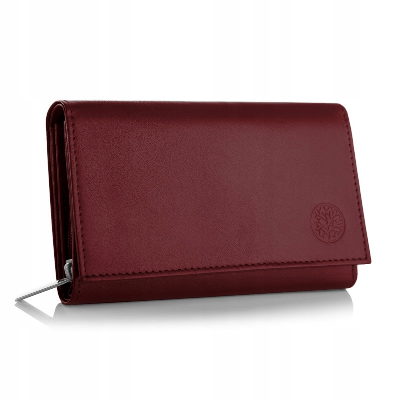 Dámská kožená peněženka Betlewski bordová rfid jako dárek přírodní kůže