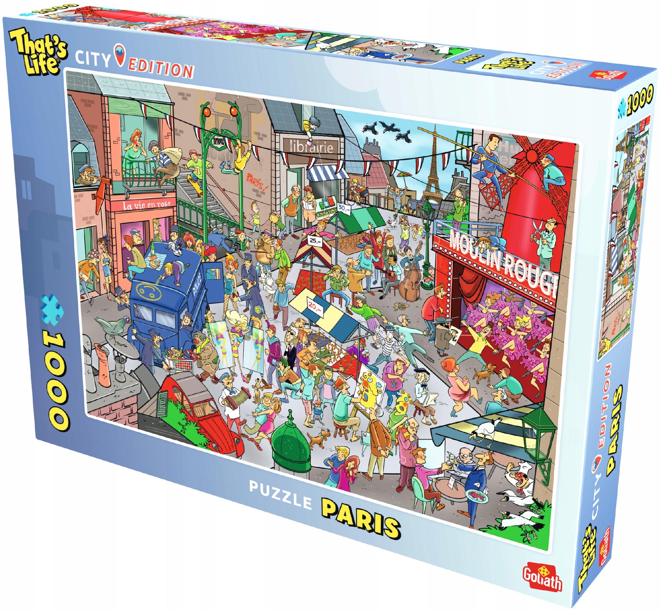 Puzzle That's Life City Edition 930800 Paris