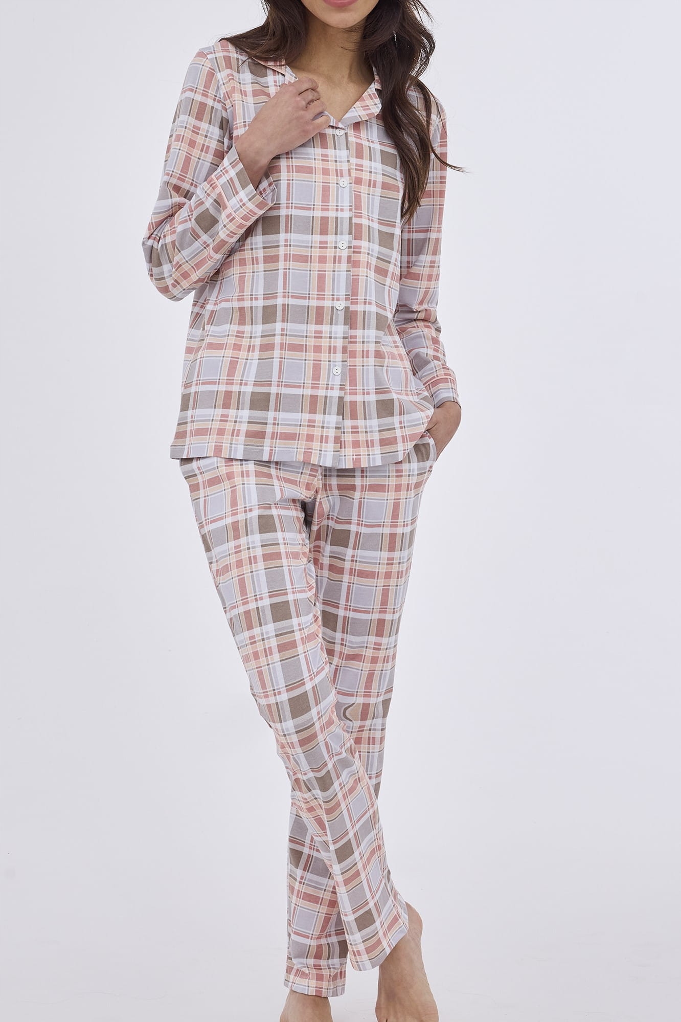 Dámské rozepínací pyžamo Cornette 482/387 [Velikost 2XL]