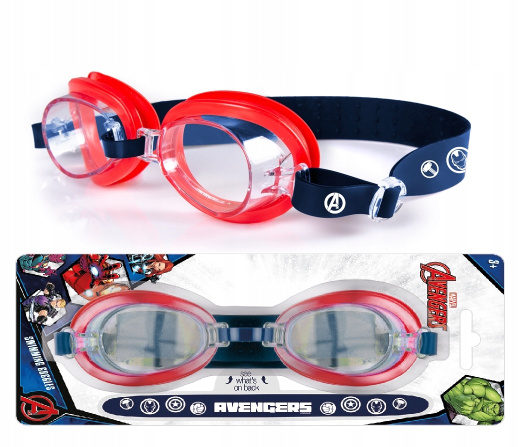 OKULARY PŁYWACKIE OKULARKI PŁYWANIA BASEN AVENGERS