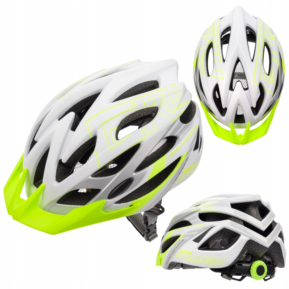 Kask Rowerowy Z Regulacją Na Rower Wentylowany Elementy Odblaskowe Meteor