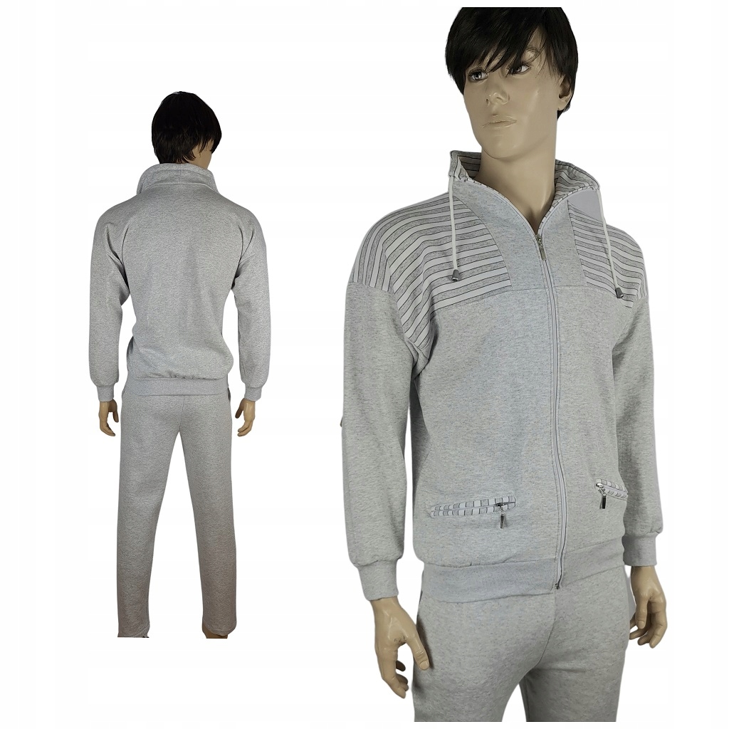 Dres bawełniany Polski Producent szary M