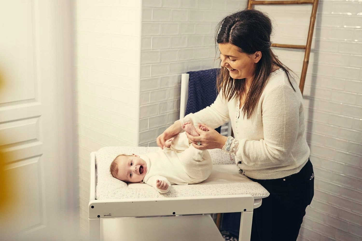 Geuther Clarissa Przewijak BIAŁY Długość 56 cm