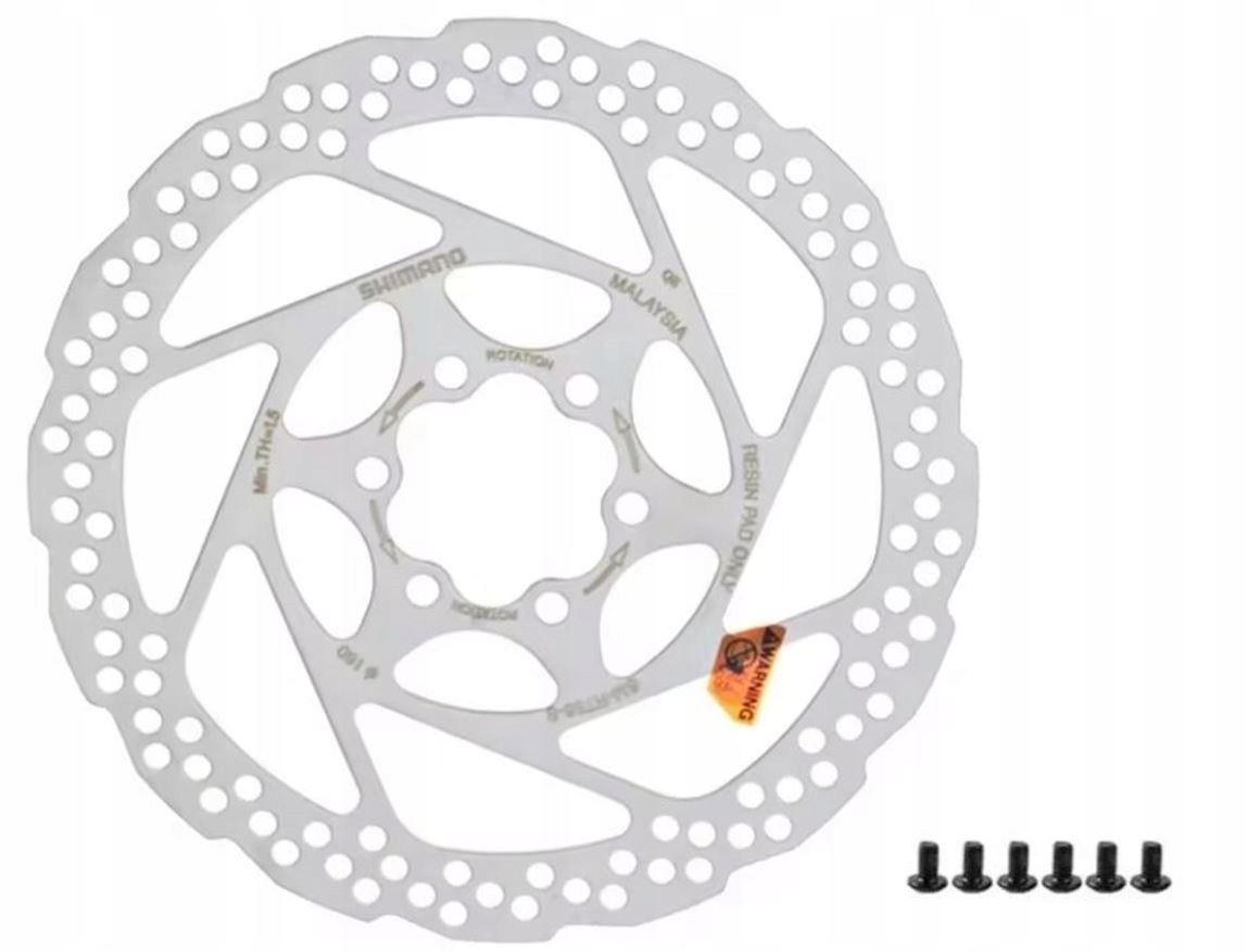 Tarcza Hamulcowa 160mm Do Roweru Mtb Trekking Shimano SM-RT56 Deore Alivio