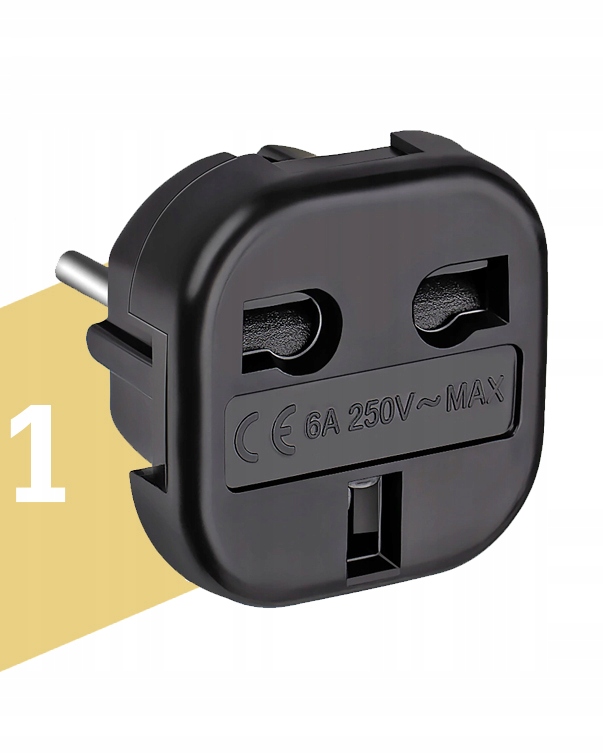 ANGIELSKA WTYCZKA PRZEJŚCIÓWKA ADAPTER UK NA PL EU Marka Forever