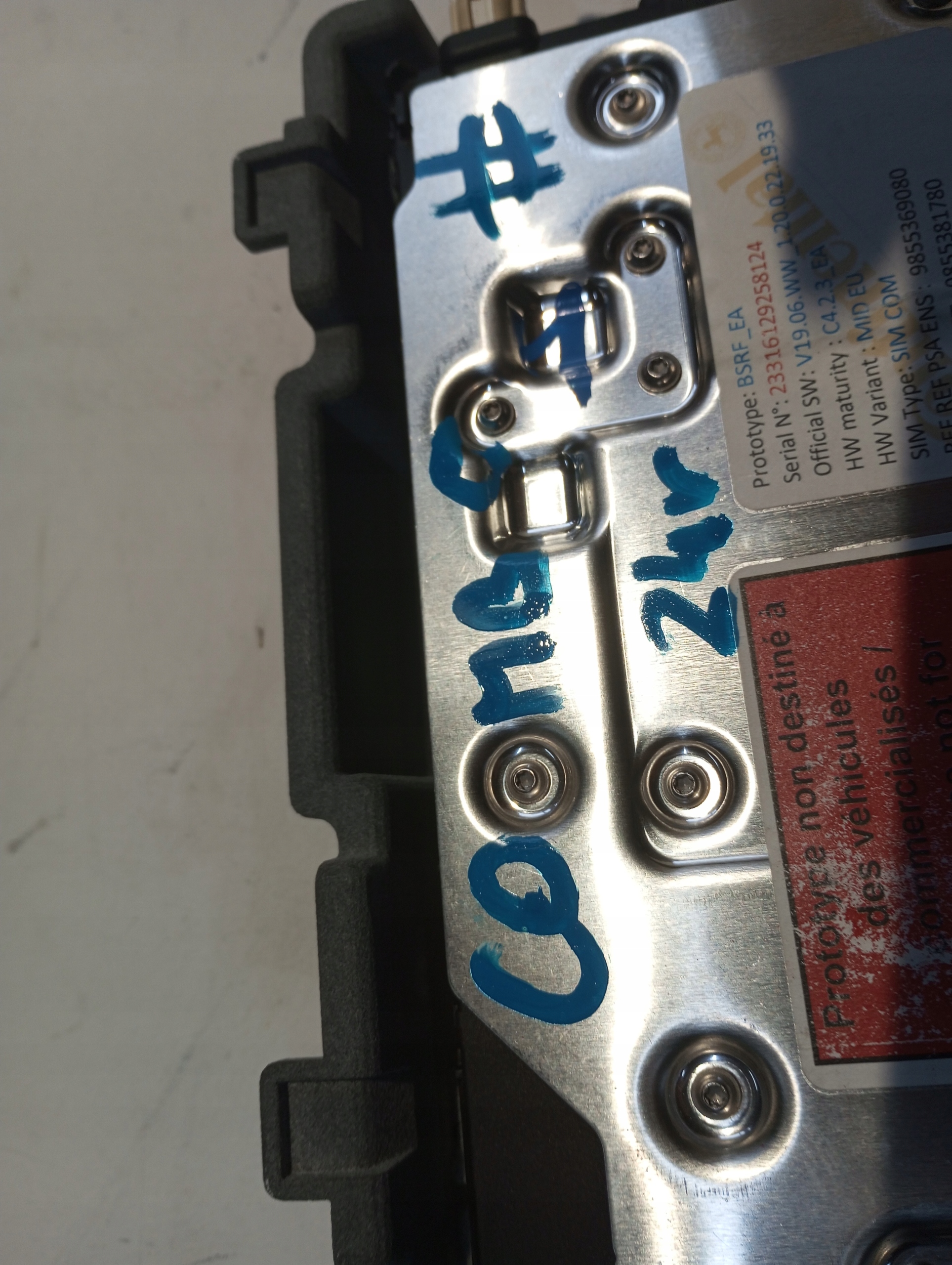 amplifier ANTENY OPEL COMBO 24R 9855369080