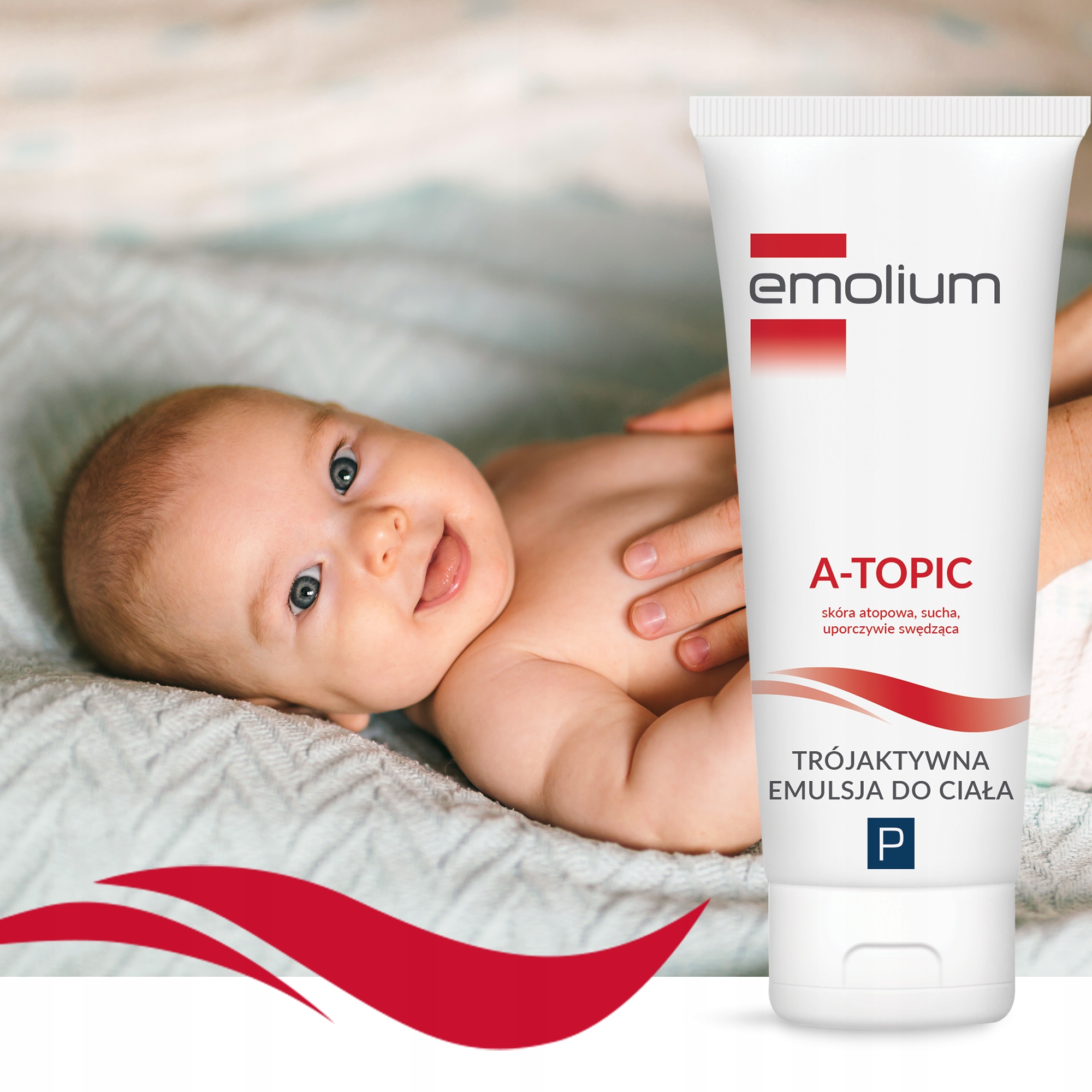 Zestaw EMOLIUM A-TOPIC Emulsja + Krem + GRATIS Przeznaczenie do ciała