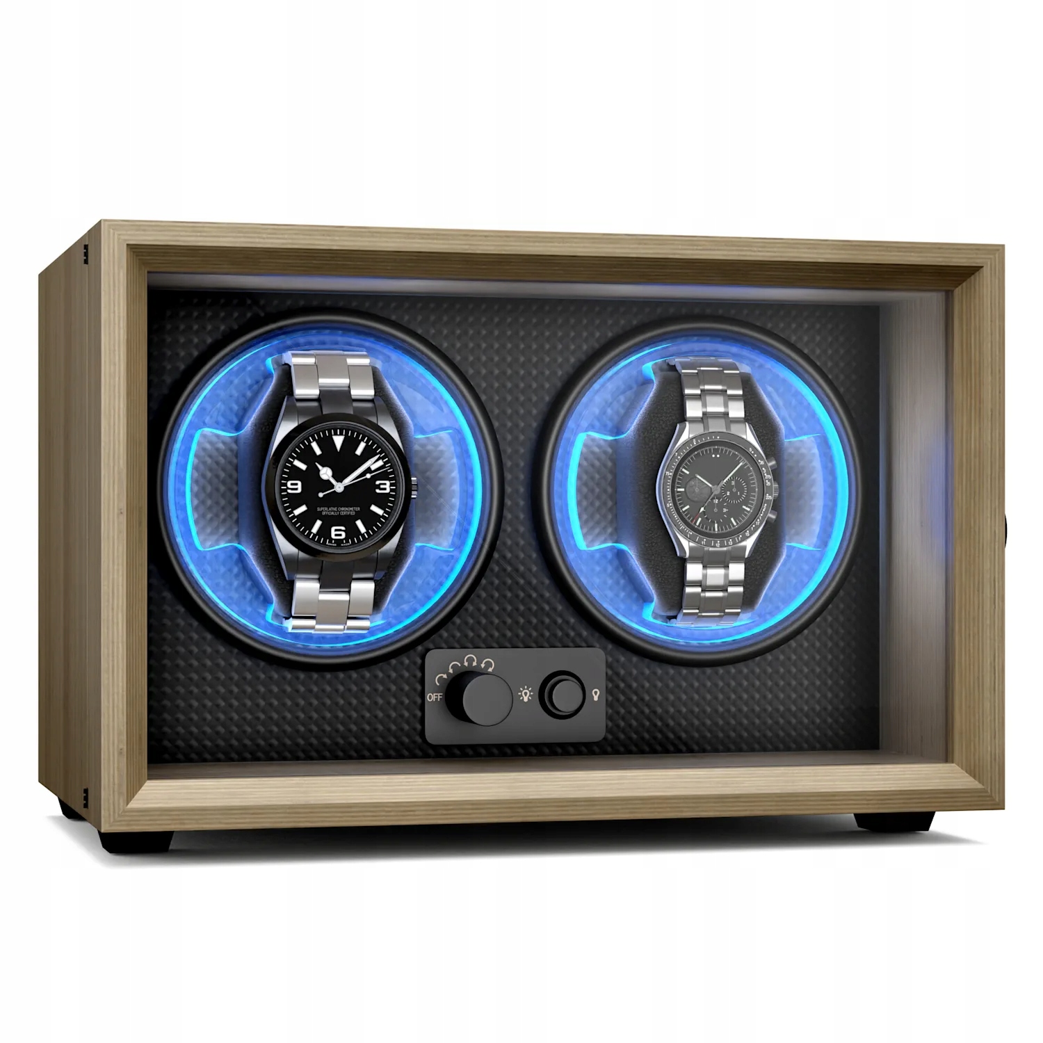 ROTOMAT 2 ЧАСЫ KLARSTEIN ШКАТУЛКА ВИТРИНА 4 ПРОГРАММЫ ЭЛЕГАНТНЫЙ КОРИЧНЕВЫЙ