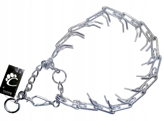 Levně Ostnatý Obojek Pro Psa Chromovaný Výcvikový Obojek Pro Výuku Chůze Č.