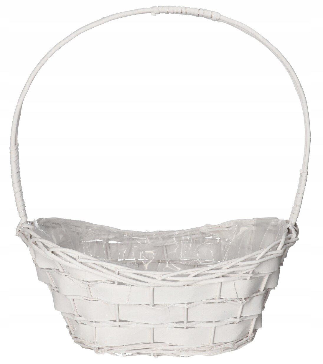 

Kosz Wiklinowy Duży Mocny Biały Kosze Prezentowe