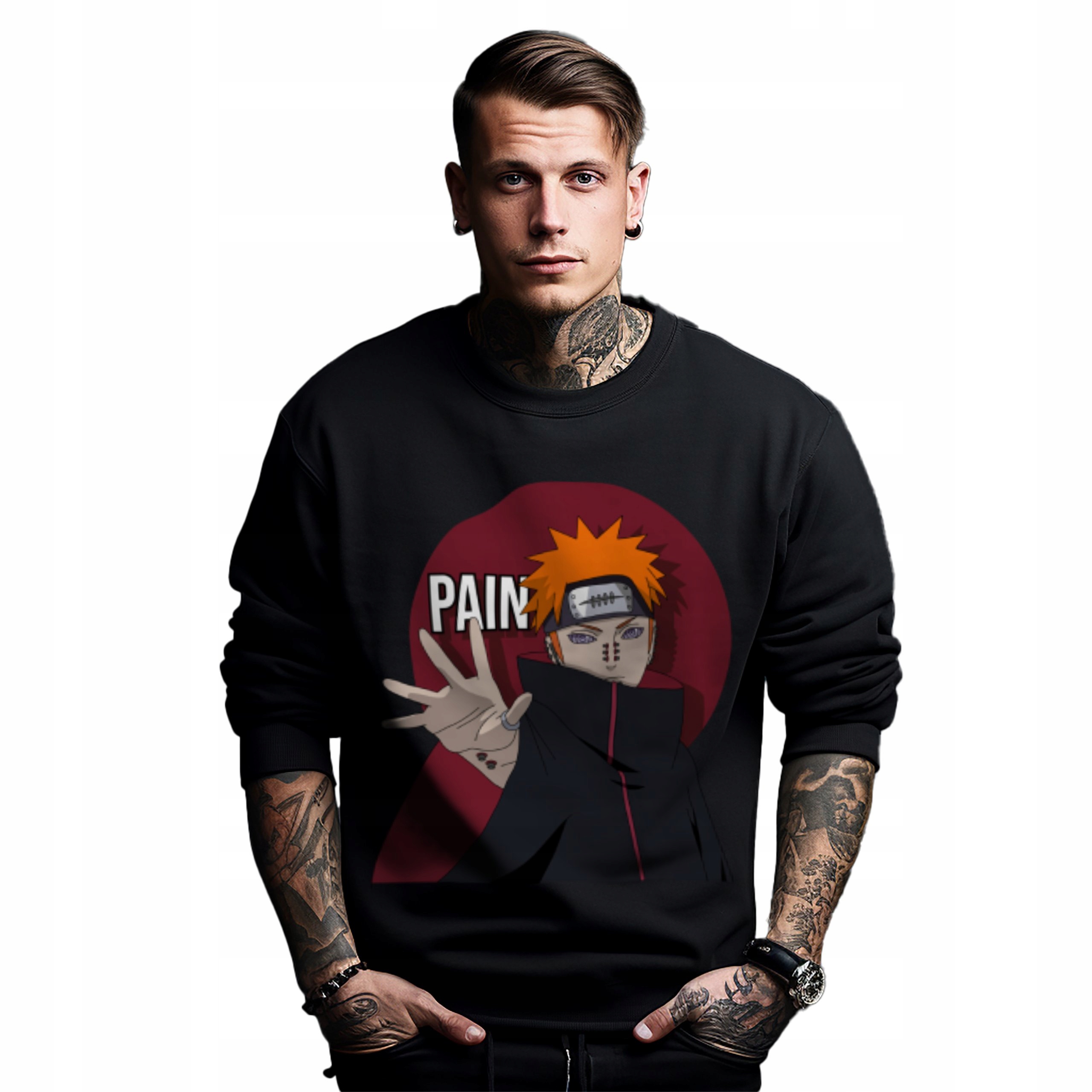 Mikina s potiskem Anime Pain