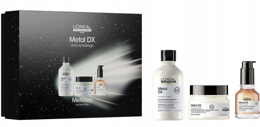 L'oreal Professionnel Zestaw Kosmetyków Do Włosów Metal DX 3SZT 8A42
