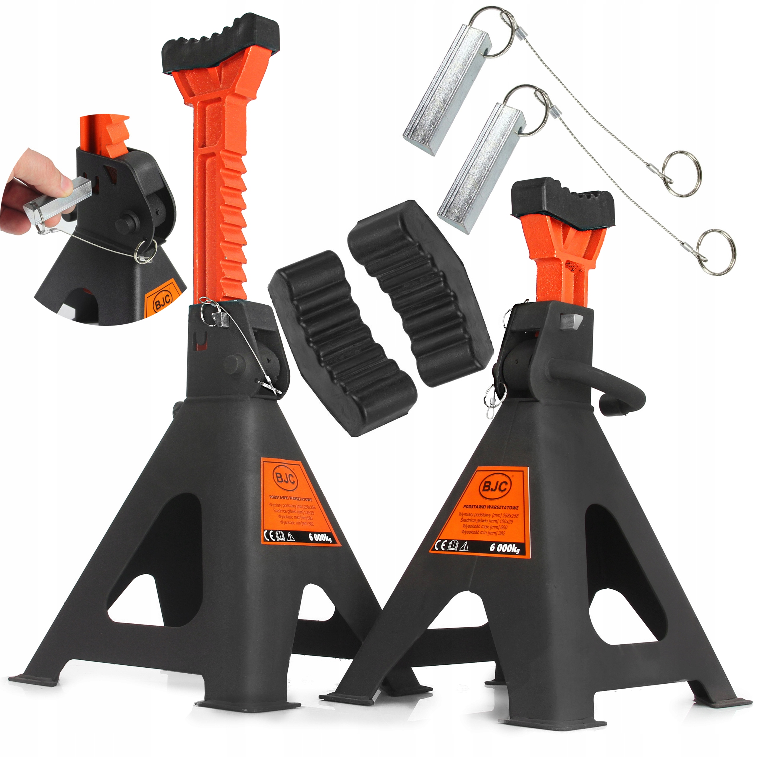 КОБЫЛКИ 6T BJC УСИЛЕННЫЕ АВТОМОБИЛЬНЫЕ ПОДСТАВКИ