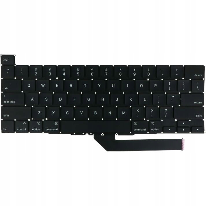 Klávesnice pro MacBook Pro 16" 2019 A2141 Usa, černá Org
