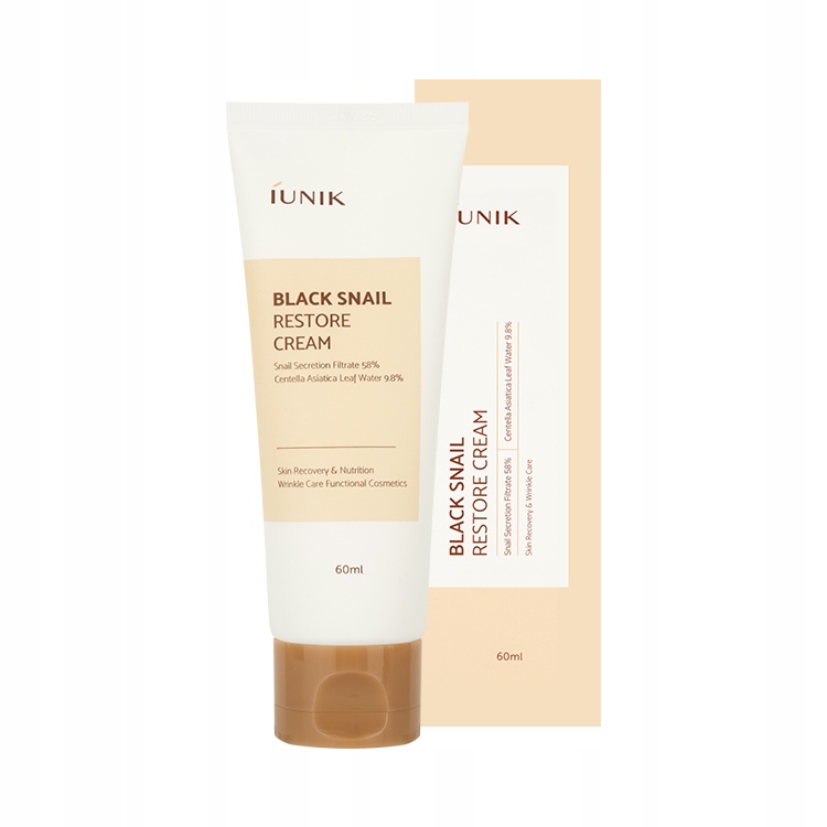 

iUNIK Black Snail Restore Cream Krem Śluz Ślimaka