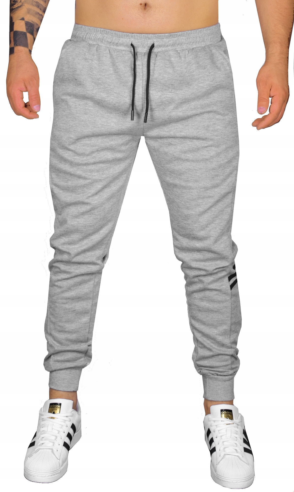 SPODNIE DRESOWE MĘSKIE BAWEŁNIANE DRESY KOLORY