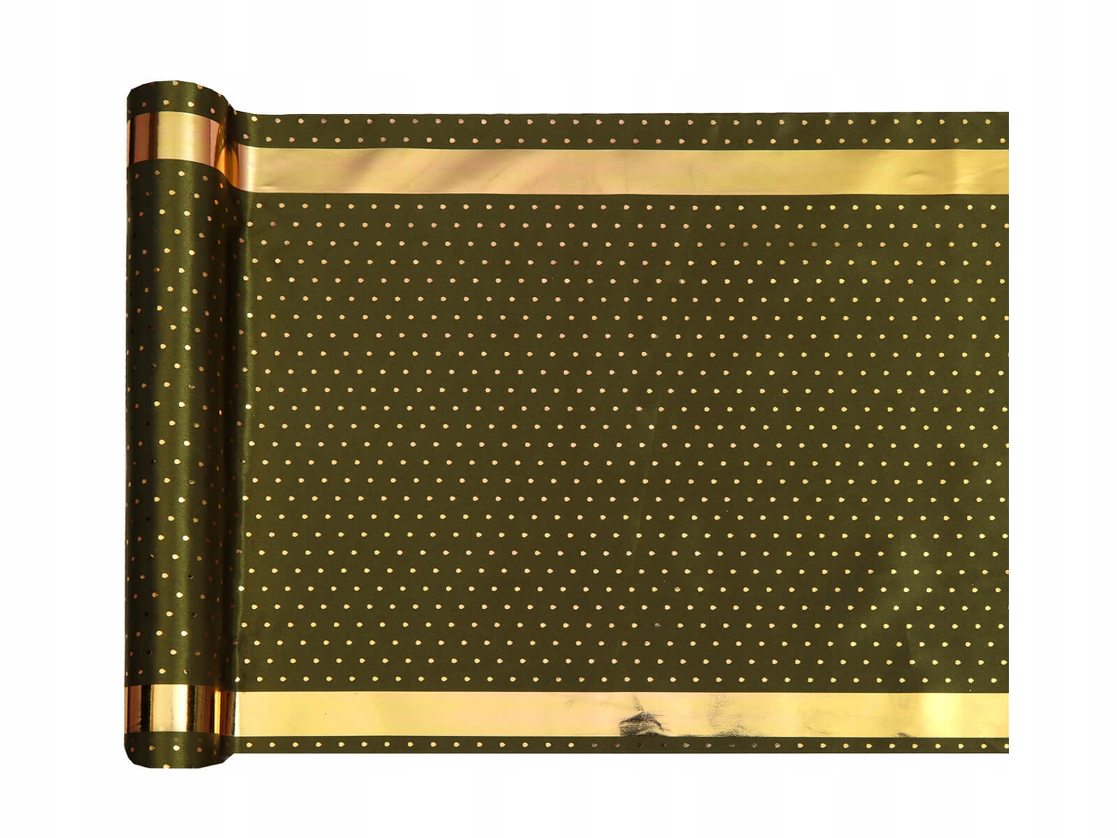 

Dekoracja bieżnik na stół oliwkowy 28 cm 3 m