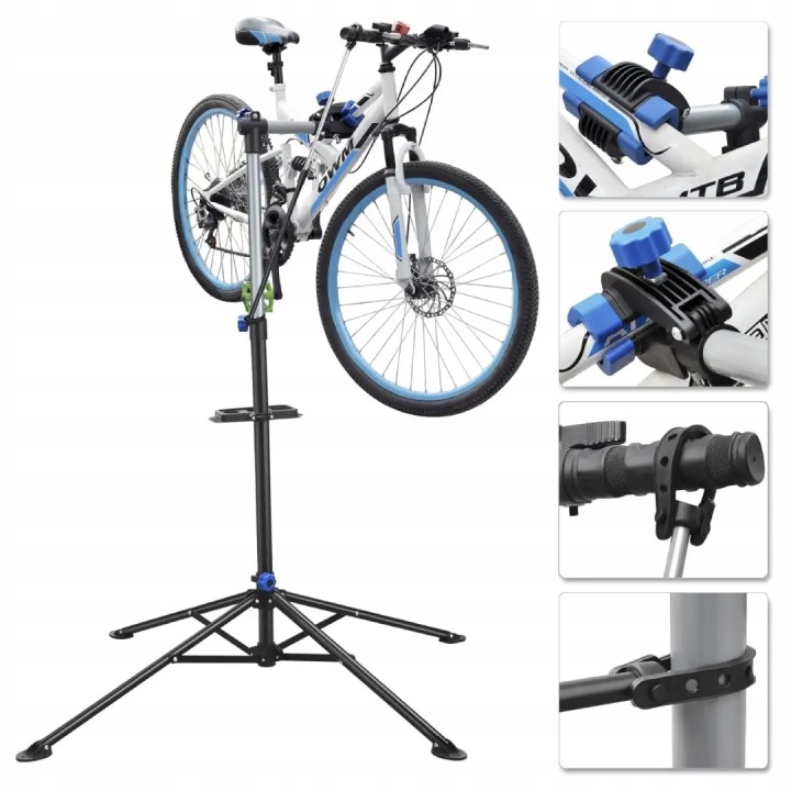 Stojak Serwisowy na Rower Uchwyt na Rower 190cm Wieszak Rowerowy 30kg