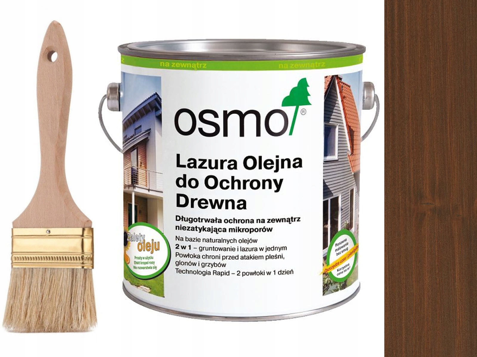 

Osmo 708 Lazura Ochronna do drewna Teak 750ml