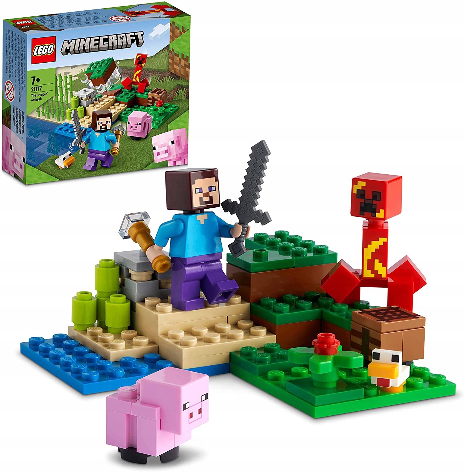 LEGO Minecraft 21177 Zasadzka Creepera