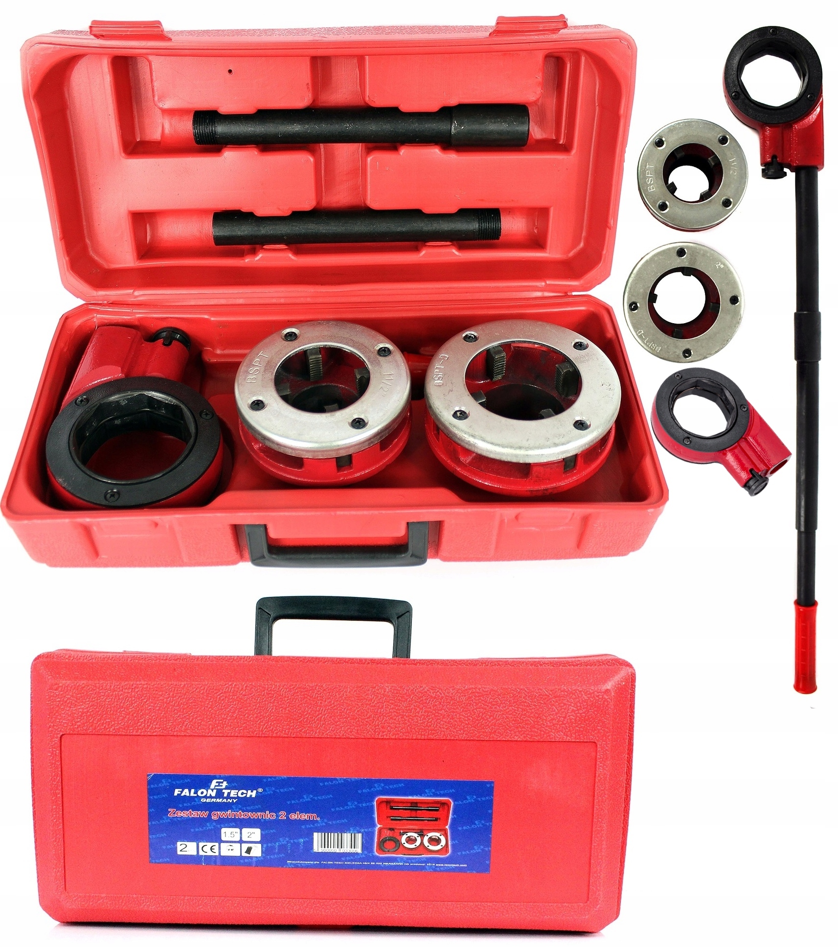 Hydraulický Závitovač Pro Trubky 1.5 2 Závitníky
