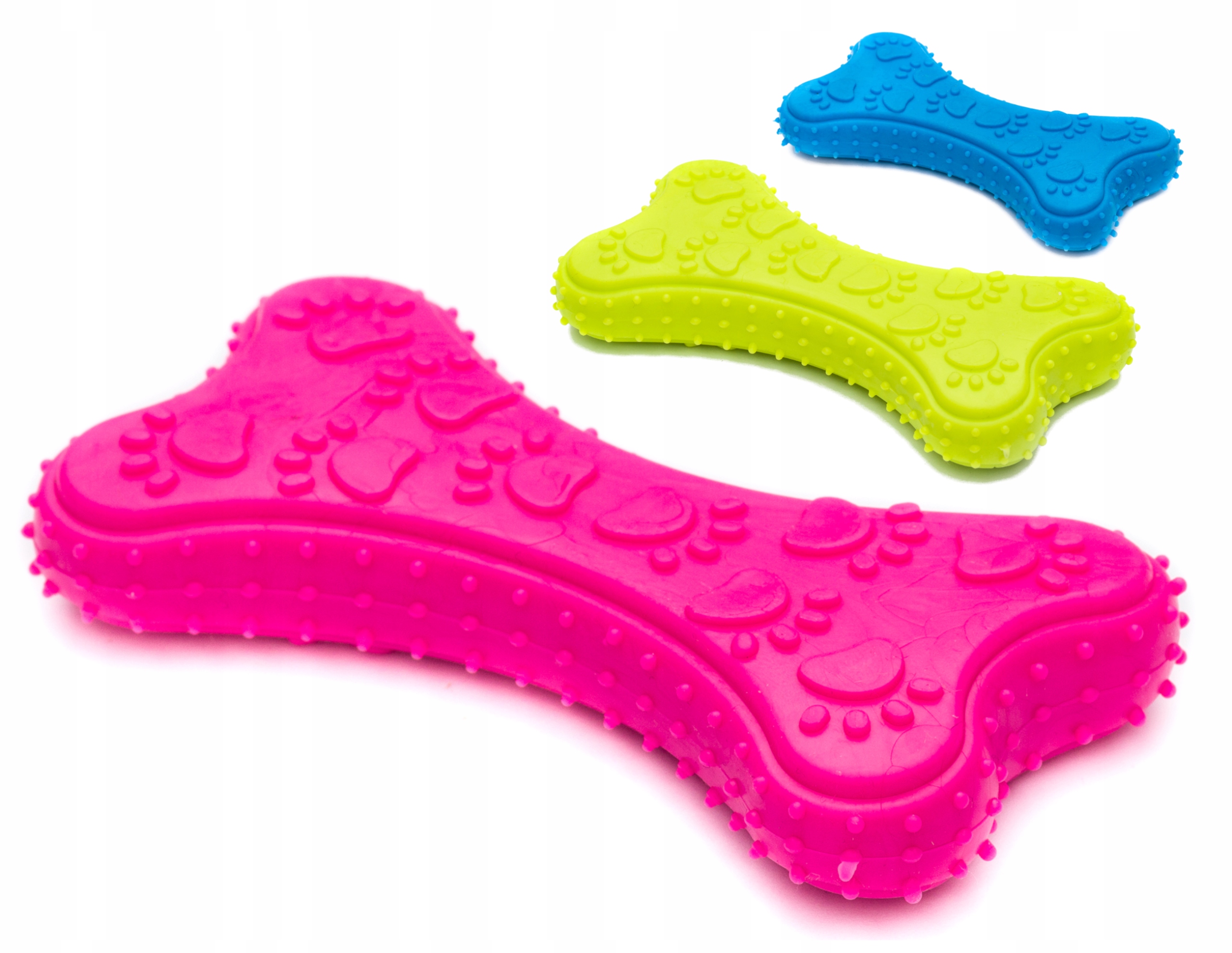 

Zabawka gumowa dla psa Kość Gryzak Pełna