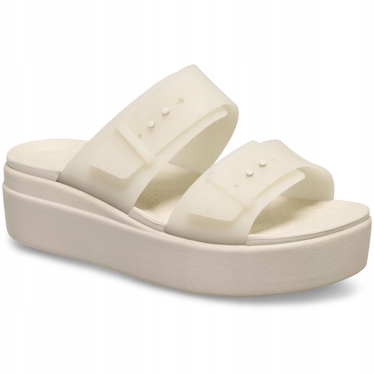 Crocs Dámské lehké sandály Brooklyn Buckle Low Wedge 39-40