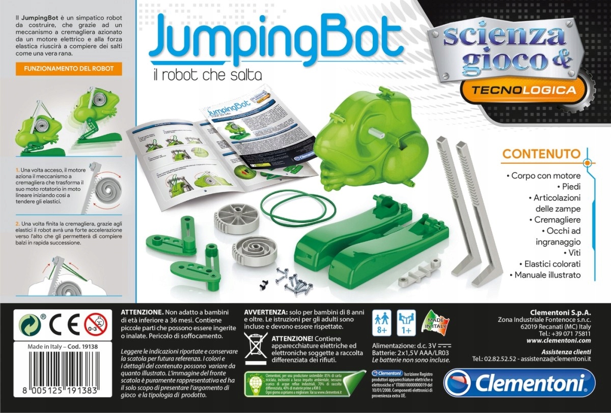 CLEMENTONI Robot interaktywny Jumpingbot Marka Clementoni