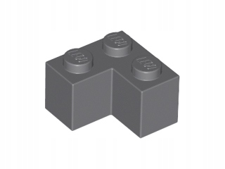 

Lego Klocek Narożny 2x2 Ciemny Szary 2357 N 2szt